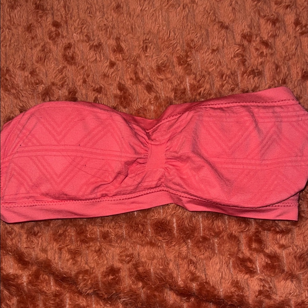SO Women's Bandeau Bra - Coral